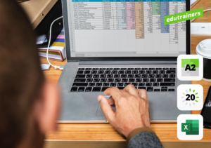 opmaak van een Microsoft 365 excel formulier op laptop