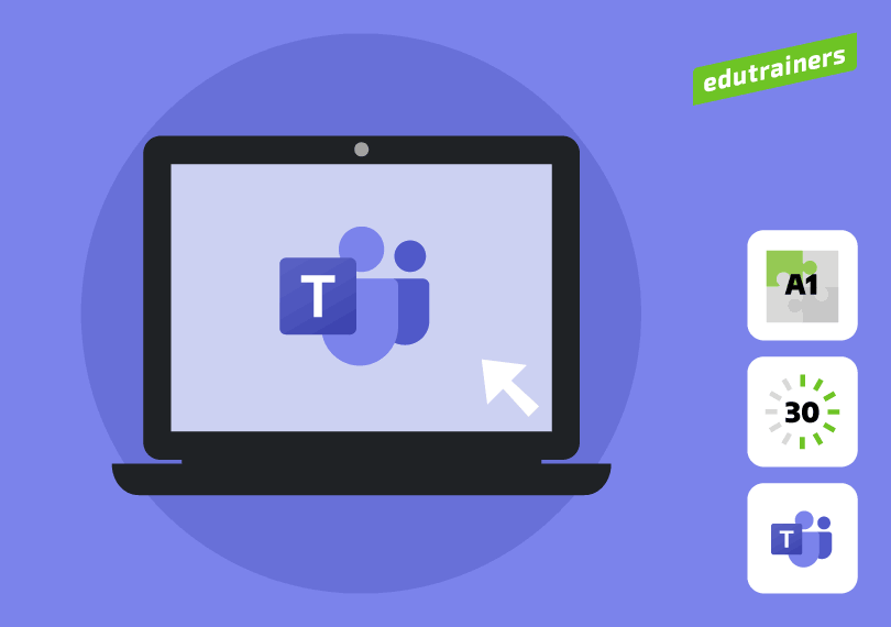 Laptop met Microsoft 365 Teams