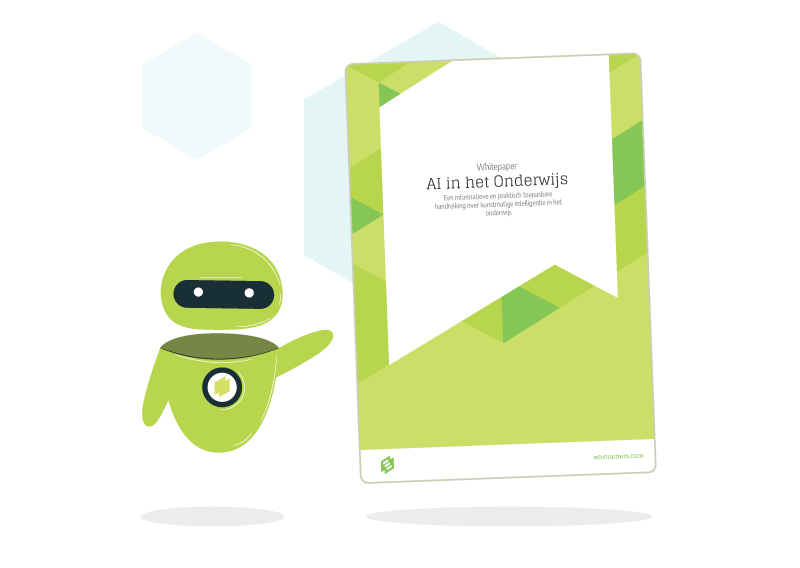 robot wijst naar whitepaper