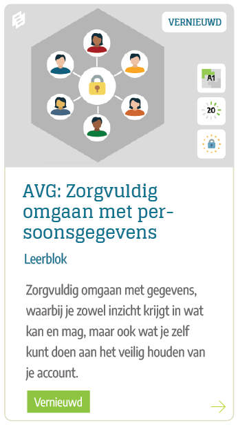 AVG: Zorgvuldig omgaan met persoonsgegevens