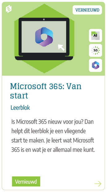 Microsoft 365: Van start