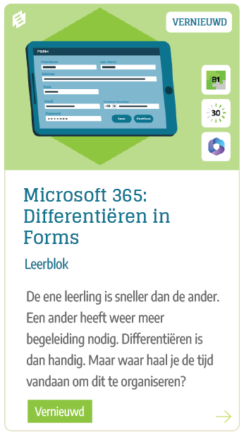 differentieren in forms