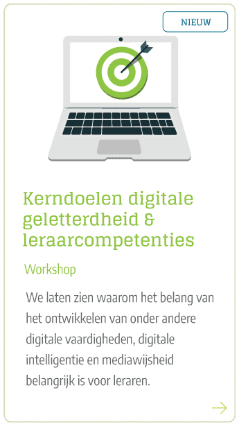 workshop Kerndoelen digitale geletterdheid & leraarcompetenties