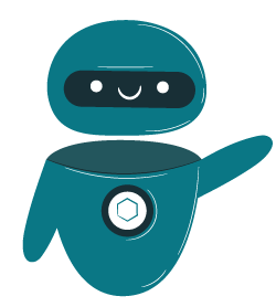 blauwe robot