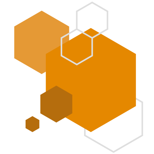 hexagonen oranje