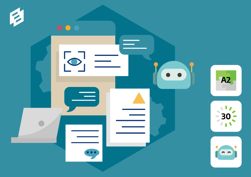 laptop met robot chat