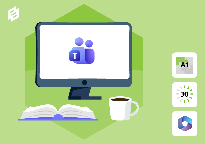 Laptop met Microsoft 365 Teams