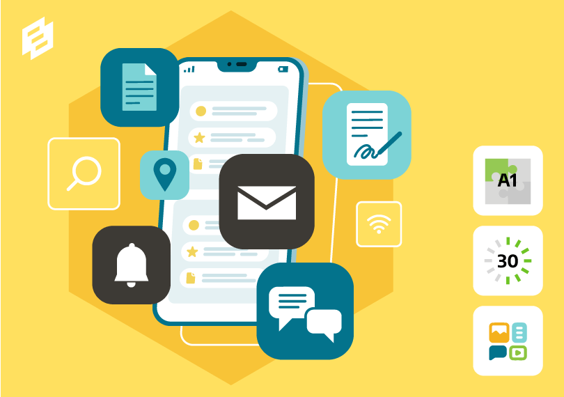 smartphone applicatie iconen