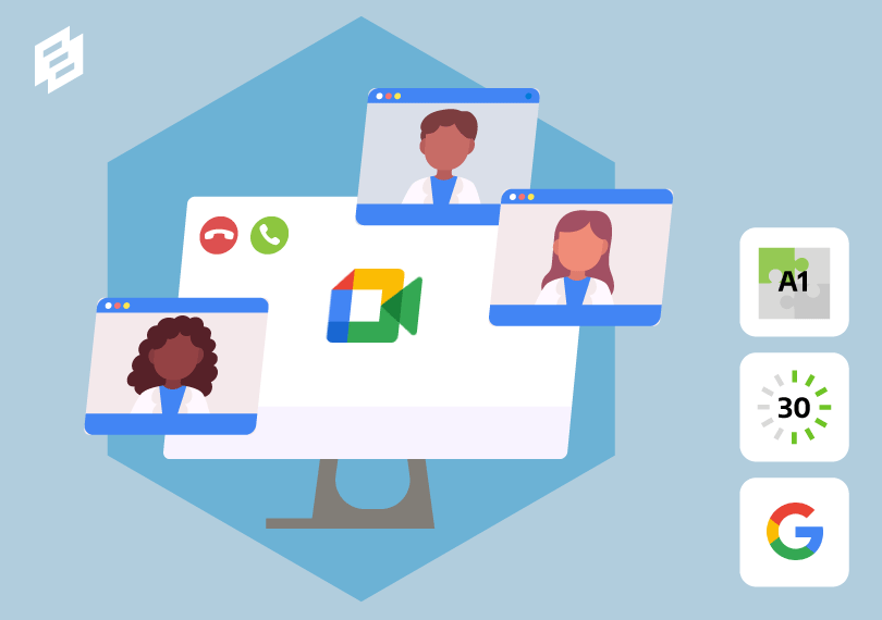 scherm met video calls
