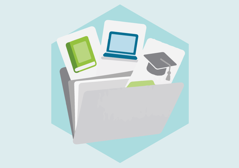 folder met 3 iconen